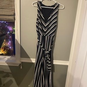Banana Republic Striped Jumpsuit